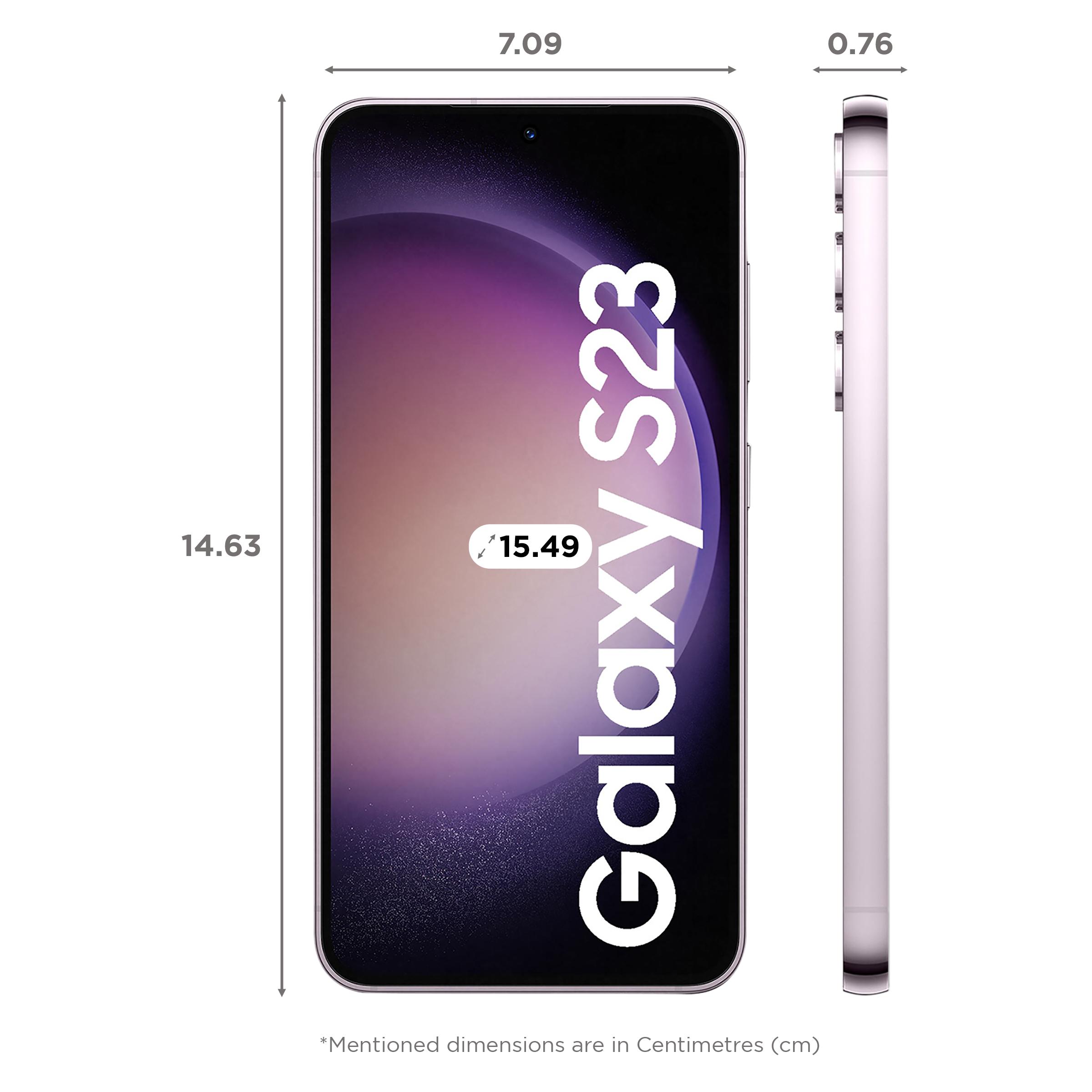 Buy Samsung Galaxy S23 5G (8GB RAM, 256GB, Lavender) Online - Croma